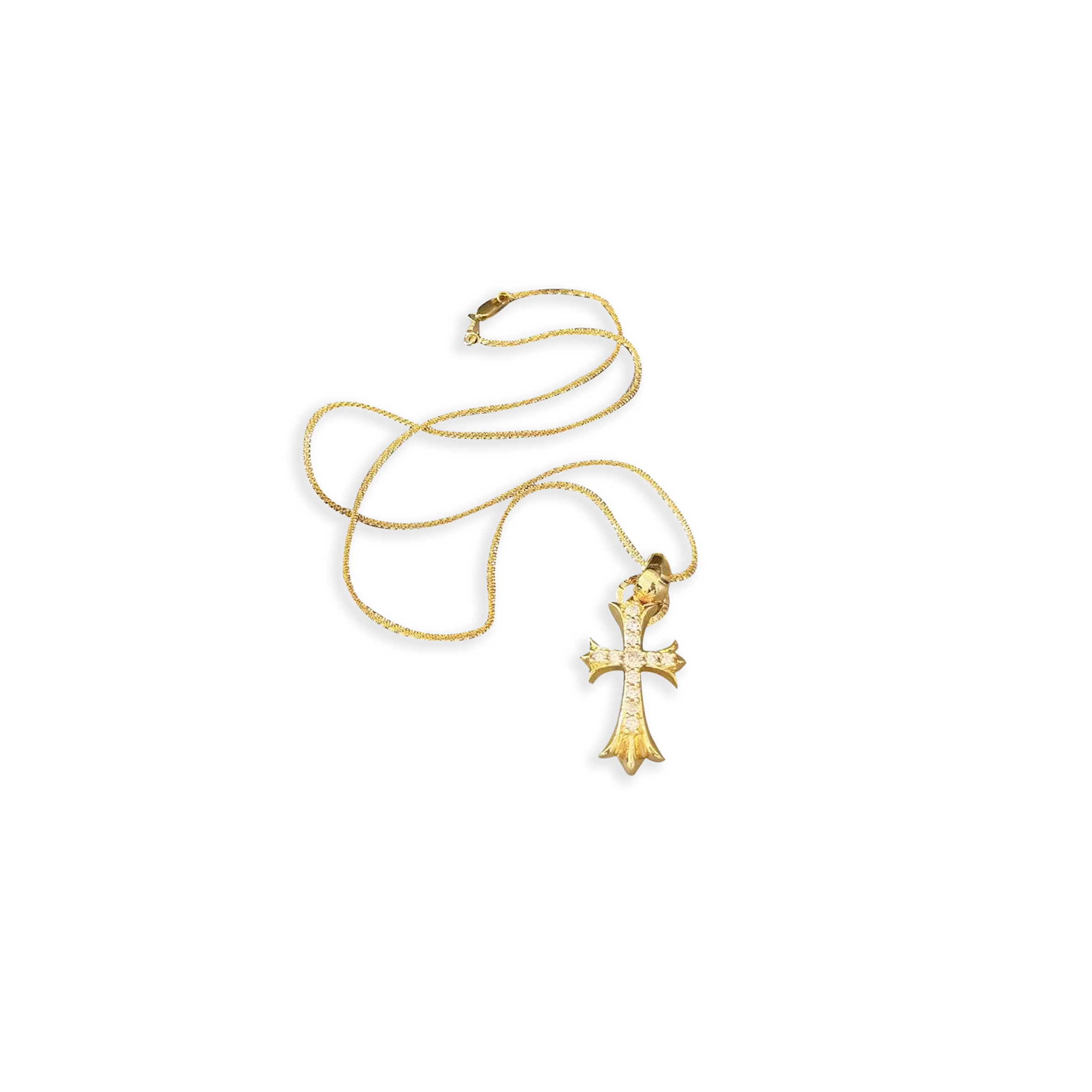CHROME HEARTS CROSS PENDANT NECKLACE 326721